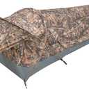 GEERTOP Ultralight Single Person Bivy Tent for Camp Waterproof 1 Man Tent for Camping Hiking Backpacking Hunting Outdoor Survival Gear - Easy Set Up (Realistic Camo)