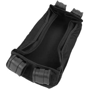 Yinhing Stroller Snack Tray Extra Sturdy Base Leak Proof Stroller Tray Attachment with Side Mesh Pockets (S)