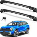 FengYu 300lb Roof Rack Cross Bars Compatible with Kia Sportage 2023-2026 X-Line AWD/Sportage X-Pro/Sportage X-Pro Prestige with Raised Side Rails, Heavy Duty Lockable Aluminum (Not for Flush Rails)
