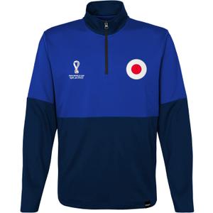 Outerstuff Men's FIFA World Cup Country 1/4 Zip Top (Blue-navy) S