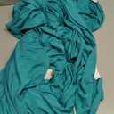 Peomeise 2PCS 6FT Spandex Table Cover Rectangular Stretch Spandex Tablecloth (Turquoise,6FT) (2PACK 6FT)