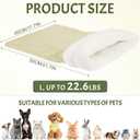 Zipper Cat Sleeping Bag - Cozy Durable Soft Pet Bed Bag, Machine Washable Cat Bed Cave, Lightweight Portable for Indoor Cats and Small Pets, Winter Warm with Anti-Slip Pad