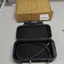 Portable Travel Safe Lock Box 4-Digit Combination Mini Safe Box, Anti-Theft Beach Security Lockbox Waterproof Small Lockable Box with Removable Wire Rope for Dorm Beach Hotel Car Home Office (Black)