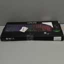 Wireless Keyboard and Mouse Combo for Mac, Rechargeable LED Backlit Keyboard with Quiet Mouse, 2.4GHz USB-C, Long Battery Life, Quiet Typing, Compatible with Mac Windows PC Laptop PS5/PS4 - Black