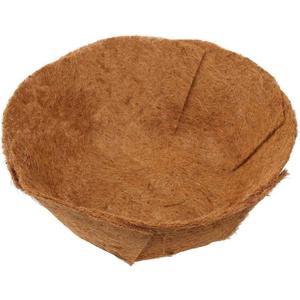 EROCK 2PCS Round Replacement Coco Liner for Hanging Basket - 24 inch Foldable Coco Pad for 16/14 / 12 inch Coconut Fiber Plant Basket Liner, Garden Planter Flower Pot (Round)