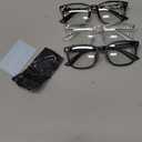 Gaoye Stylish Blue Light Glasses for Woman - Computer Glasses 99% Blue Light Blocking - Lightweight TR90 Frames - 3 pack