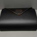 Black Wall Mount Mailbox for Outside, Waterproof Metal Mailboxes with Rust-Proof Galvanized Steel, Large Capacity Envelope Mailbox for House, 12.99 x 10.35 x 5 Inch