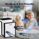 Vital 100S Replacement Filter for LEVOIT Vital 100S and Vital 100S-P Air Purifier, High-Efficiency Activated Carbon Filter, Vital 100S-RF, 2 Pack, White