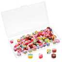 Zonon 300 Pieces Mini Pencil Erasers Pack Mini Erasers Assortment Novelty Sea with Storage Box for Party Favor, Gift Filling, Home Work Reward(Cake Style)