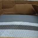 CH Charme House Folding Mattress, 4 Inch Single Tri Folding Memory Foam Mattress for Camping Guest Bed, Washable Cover & Non-Slip Bottom, 75" x 25" x 4", Grey