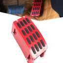 Red Gas Pedal Extender Cover Anti-Slip Adjustable Foot Pedal Pad Compatible with 2007-2017 Wrangler JK JKU 2/4-DOOR(NOT for 2018+ JL Models)