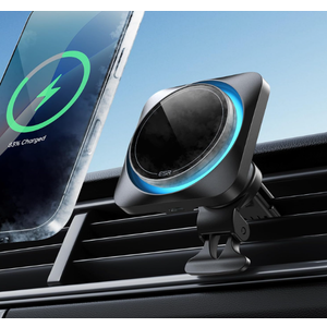 ESR for 15W MagSafe Car Mount Charger with CryoBoost, Phone Cooling MagSafe Car Charger, Air Vent/Dashboard Wireless Charging for iPhone 17/16/15/14/13/12, S25 Series, Pixel 10, Fast Charger