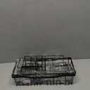 EUDELE Adhesive Shower Caddy, 5 Pack Rustproof Stainless Steel Bath Organizers With Large Capacity, No Drilling Shelves for Bathroom Storage & Home Decor (XL size, Black)