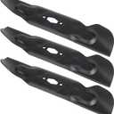 (Set of 3) 50 Inch Mower Blades for Cub Cadet XT1 XT2 ZT1 ZT2 LT50 LX50, Troy-Bilt MTD Craftsman, Fits 50" Deck, Replaces OEM 742P05094 942-05094 742-05094 High-Lift Mulching Blade