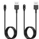 Acediar [2-Pack] 3.3FT Smart Watch Charger Magnetic USB Charging Cable for Letsfit Willful YAMAY SW023 ID205L SW021 ID205U ID205S SW025 Uwatch 3S