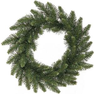 Vickerman 16" Camdon Fir Artificial Christmas Wreath - Unlit - Pack of 2 - Faux Holiday Wreath - Indoor Seasonal Home Decor - Reliable and Durable - Realistic Looking Wreath (Green)