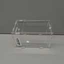 Micro Habitat Acrylic Enclosure, Jumping Spider Enclosure, Plant Greenhouse, Enclosure for Small Tree Dwelling Reptiles, Amphibians, Spiders & Other Invertebrates (4.7  4.7  7.8in)