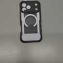 CENHUFO Magnetic Privacy for iPhone 17 Pro Max Case [Compatible with Magsafe] Full Body Phone Case Built-in 9H Tempered Glass Privacy Screen Protector, Camera Protection Shockproof Cover - Grey