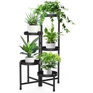 5 Tier Metal Plant Stand Indoor Outdoor