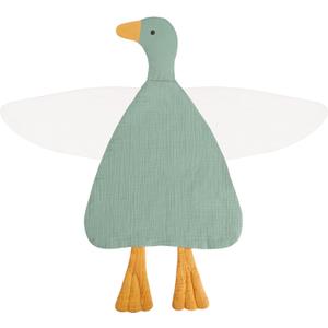 Baby Toys Lovey Blanket Soft Duck Toys for Newborn Essentials 0-6 Months, Sensory Stuffed Animal Security Blanket for Boys and Girls (Duck-Sage)