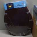 Standard Wood Toilet Seat, Burgundy - 17 Inch - Fits All Standard Size Fixtures - Easy to Install Fantasia by Achim Home Decor