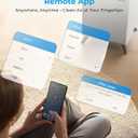 Air Purifiers for Home Large Room Up to 2250 ft with Smart WIFI - Remove 99% of Smoke Allergies Pet Dander Odor - Dual 3-Stage Filter of Washable and True HEPA Filter with AQI