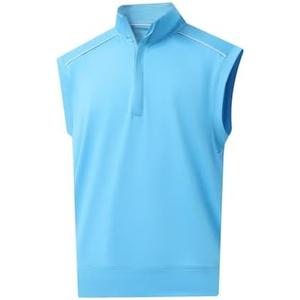 M MAELREG Golf Vests For Men Dry Fit Lightweight Moisture Wicking Performance Sports Breathable Golf 1/4 Zip Pullover Men XL