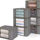 Storage Bag 14.2 x 19.7 x 19.7 Inch (Grey, Pack of 1)