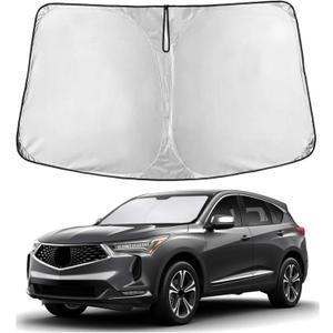 EcoNour Windshield Sunshade Compatible for Acura RDX 2019-2024 2025 2026, Sun Visor for Front Windshield & Window Sun Shade Cover, UV Heat Blocker & Protector, Car Accessories