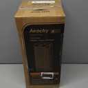 AEOCKY Newly Upgraded Space Heaters for Indoor Use, 1500W Metal Electric Space Heater with AI Thermostat, Tower Heater with ECO Mode, Oscillating, Remote, Timer for Office, Home, Bedroom (Black)
