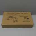 Elevated Dog Bowls, Dog Feeder with 2 Stainless Steel Dishes, 2 Heights Adjustable Raised Stand for Small Dogs, Food Dishes with Non-Slip Feet (Black)