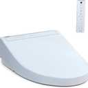 TOTO WASHLET C5 Electronic Bidet Toilet Seat with PREMIST and EWATER+ Wand Cleaning, Elongated, Cotton White - SW3084#01