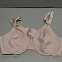Vanity Fair Women's Beauty Back Smoothing Minimizer Bra, Minimizes Bust Line up to 1.5", Non Padded Cups up to H Size 40C (Pink)