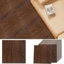 JMIATRY 40PCS 12x12 In Peel And Stick Floor Tile Walnut Wood Vinyl Flooring Peel And Stick Waterproof Brown Wood Sticky Tiles for Floor 12x12x0.05 Inch Self Adhesive Kitchen Floor Tiles,Cover 40 Sq.Ft