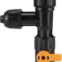 hygger Plastic Aquarium Water Changer Replacement Parts, Faucet Nozzles Connectors (Plastic)