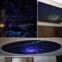 Upgraded Starlight Headliner Kit Twinkle + Meteor All in One Fiber Optic Lights,16W APP & Remote Control + Music Effect 650 pcs (0.03*0.04*0.06in)*9.8ft Star Lights for Car Truck/Cinema Restaurant
