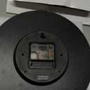 JENGRYOE Modern 10 Inch Black and Gold Wall Clock – Silent Decorative Wall Clocks Battery Operated, Wooden Analog Wall Clock Non Ticking for Living Room, Bedroom Home Décor