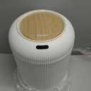 Pukomc Smart Sensor Wastebasket, Convenient and Hygienic Easy to Use, Technology Sensor Waterproof Wastebasket Plastic Trash can for Kitchen, Bathroom, Bedroom, Living Room, Office and Outdoor (1 Pack, white)