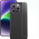 Cover for Oukitel P1 Phone Case(6.70"),Bumper Shockproof TPU Protective,Screen Protector [1 Pack] Black