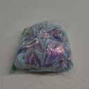 Giffniseti Women's One Shoulder Holographic Sequin Dresses Evening Gown Formal Prom Maxi Dress (Blue), Small 