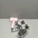 Slopehill Professional Ionic Hair Dryer, Powerful 1800W Fast Drying Low Noise Blow Dryer with 2 Concentrator Nozzle 1 Diffuser Attachments for Home Salon Travel (Pottery Pink and Rose Gold)