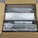 2 Pack Pull Out Spice Rack Organizer for Cabinet, 2 Tier Metal Slide Out Seasoning Organizer and Storage Heavy Duty Vertical Spice Rack Shelf Pullout for Kitchen Cabinets No Drilling (Black)