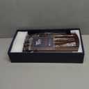 SYOKAMI Knife Set 7 Piece Japanese Style Kitchen Knife Set With Foldable Magnetic Acacia Wood Block Sharp High Carbon Stainless Steel Knives Set for Kitchen with Anti-slip Handle, Christmas Gift