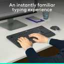 Logitech MK540 Advanced Wireless Keyboard and Mouse Combo for Windows, 2.4 GHz Unifying USB-Receiver, Multimedia Hotkeys, 3-Year Battery Life, for PC, Laptop