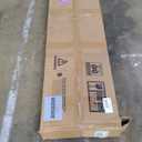 MXV 70" Mid-Century Modern TV Consoles with Sliding Doors, TV Stand with Power Outlet, Fluted Entertainment Center with Adjustable Shelves, for Living Room (Walnut)