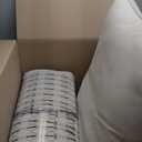 SUNROX 2 Pack Outdoor Chair Cushions Waterproof & FadeShield Patio Furniture Cushions, All-Weather Quick-Dry Deep Seat Cushions with DryMesh Drainage Replacement Cushions for Sofa Couch 24x24 Inch (Cream)