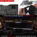 Windshield Sunshade for Toyota RAV4 2019-2025, 240T Windshield Sunshade Blocks UV & Heat Protection Car Front Window Sun Shade for Windshield