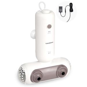 KokoSelene Bath Jets for Tub, Portable Bath Spa for Bathtub with Dual Hydro Jets, Bathtub Spa Machine Creates Soothing Bubbles for Daily Relax at Home Use (Brown)