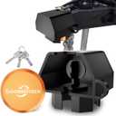 Heavy Duty Trailer Hitch Locks, 2" & 2-5/16" Couplers, Anti-Theft Trailer Tongue Lock, 3 Keys, Alloy Steel, Weather Resistant