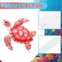 Thyle 8 Pieces Under The Sea Party Decorations Large Ocean Party Themed Tropical Fish Hanging Decor for Boys Girls Mermaid Creatures Pool Beach Baby Shower Decorations